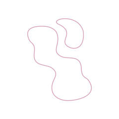 abstrack pink shape line