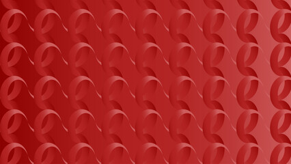Abstract Red Wave Pattern Background