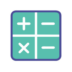 Obraz premium Learning Icon for Math Studies
