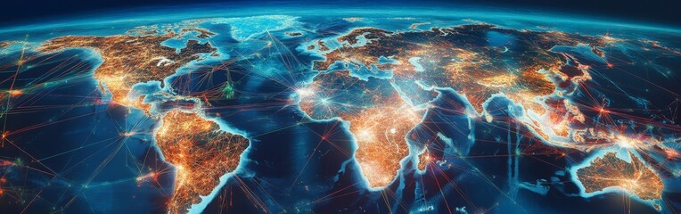 Global AI Network Connecting the World Digitally