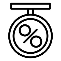 Discount Tag Icon - obrazy, fototapety, plakaty