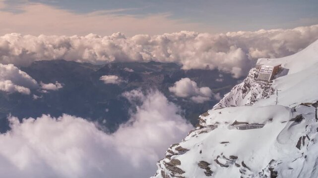 Timelapse - Mont Blanc refuge du Gouter