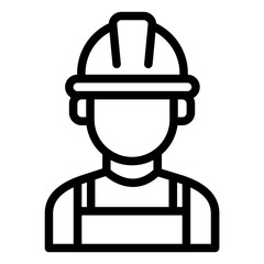 Worker Male Icon