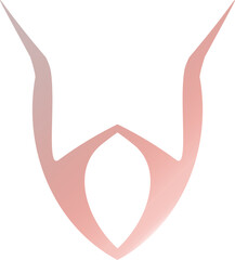 Abstract Minimalist Gradient Icon – Versatile Glossy Symbol for Modern Digital Interfaces and Creative Design Projects