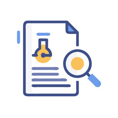 Obraz premium Icon for Educational Research Guides