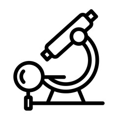 Research Icon Outline Style for Scholarship Pack Icon Themes