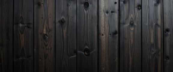 Naklejka premium Dark Wood Texture: Abstract Background with Grainy, Weathered Surface.