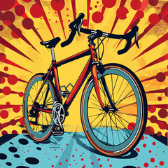 Fototapeta premium vintage bicycle background