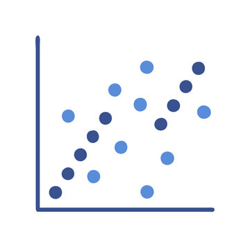  Modern Scatter Plot Icon