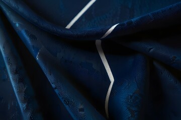 A vibrant spectrum of colorful fabric folds spiraling towards the center, creating a dynamic and eye-catching textile display.