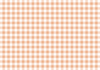 Vivid light peach and Smoky very light pink Seamless Tartan Fabric Design