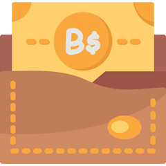 Fototapeta premium Bahamas Wallet Icon