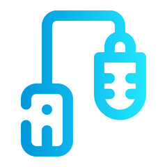 icon microphone with style gradient