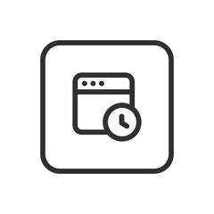 Browser Internet Web Network Search - Web Navigation and Search Icon