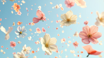 spring flowers background