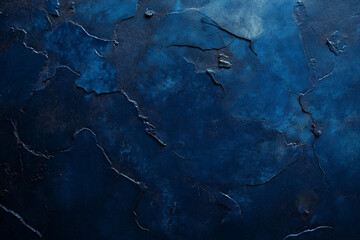 Fototapeta premium Dark blue textured background