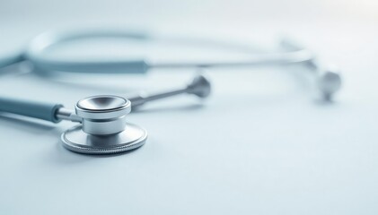 Close-up of veterinary instruments on white background, precise, medical tools