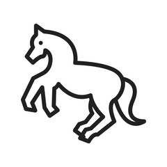 Horse Performing icon vector image. Suitable for mobile apps, web apps and print media.