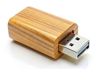 Eco-friendly personalized wooden USB flash drives offer premium data storage. Custom engraving available for sustainable, unique gifts.