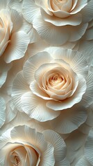 Creamy Rose Wallpaper Stunning 4K Mobile Wallpaper Background for Phones and Tablets