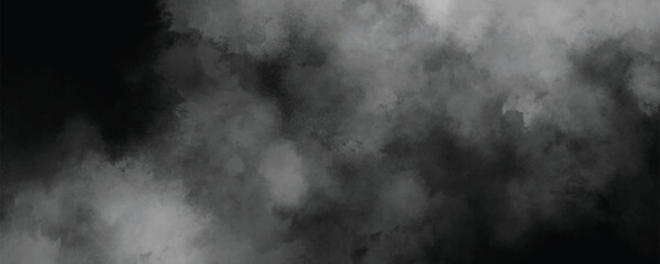 Weathered monochrome ink splash texture with a cloudy soft faded background

