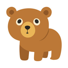 Cute Cartoon Bear Illustration doodle