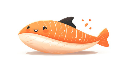 Fototapeta premium salmon in various forms and production processes, from raw cuts and packaging to cooking, serving, and seafood industry scenes. Generative AI Illustration