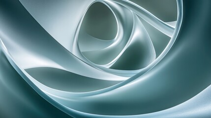Fototapeta premium Abstract teal swirls background design