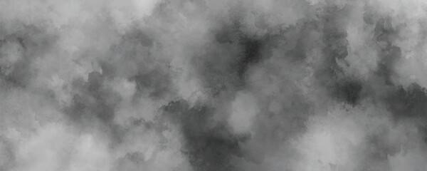 Handcrafted abstract cloud-like watercolor wash with a monochrome moody effect

