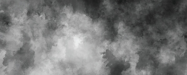 Smudged and blended watercolor texture in dark monochrome with a dreamy atmosphere

