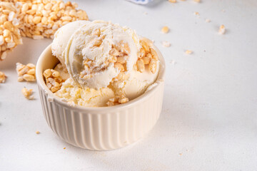 Rice krispie treats ice cream