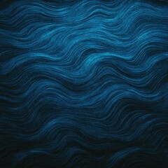 Abstract Neon Glow Texture with Deep Blue Wavy Pattern and Subtle Variations in Shade and Intensity