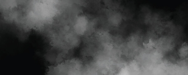 Hand-painted dreamy cloud-like texture with faded black and gray watercolor effects

