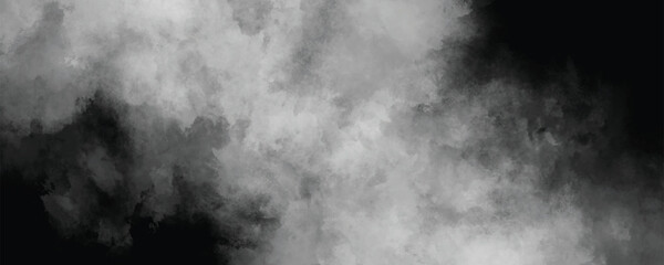 Fototapeta premium Hazy and soft monochrome watercolor wash with subtle artistic cloud formations
