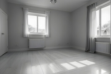 Obraz premium empty room with window