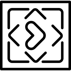 Obraz premium Less Than Icon