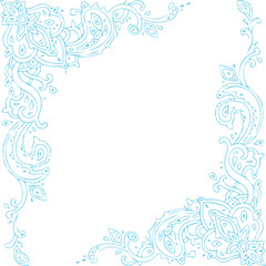 Beautiful flower art and mandala vector design