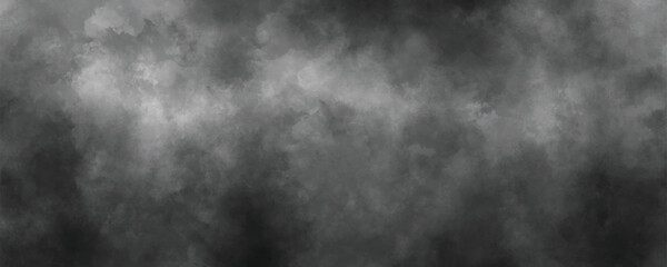 Obraz premium Dreamy and moody abstract storm-inspired monochrome ink wash with grunge textures