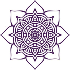 Beautiful Mandala Art and Vector Mandala Design Image.