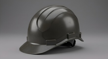 Fototapeta premium Dark green safety helmet.