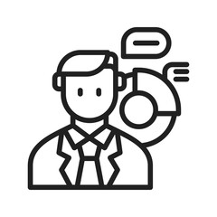 Business Exposition icon vector image. Suitable for mobile apps, web apps and print media.