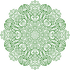 Beautiful flower art and mandala vector design