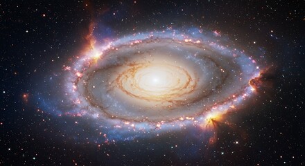 Obraz premium Cosmic Bloom AI Generated