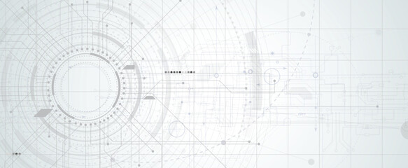 Circuit abstract background for science and business presentation