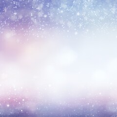Obraz premium Charming Christmas illustration with tiny snowflakes drifting over a dreamy gradient backdrop