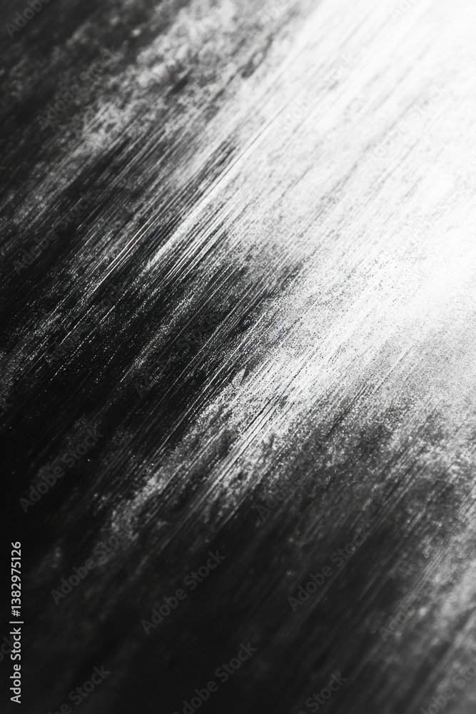 Poster abstract monochrome diagonal texture with light and dark gradients and linear brushstroke patterns c