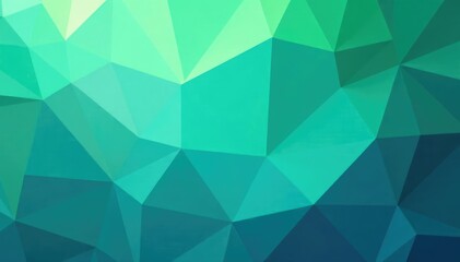 Fototapeta premium Subtle geometric pattern in calming blues and greens, wallpaper, serene