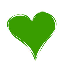 green heart vector