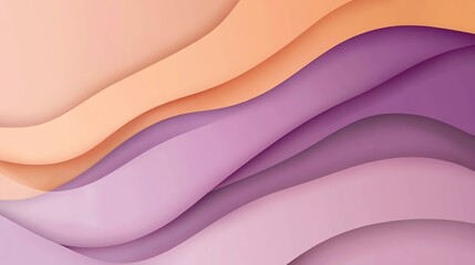 Obraz premium Abstract layered design with soft hues.