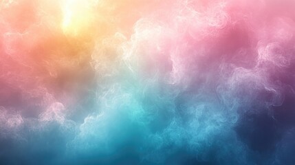 Soft gradient background blending light blue and green with a vintage grainy texture featuring blurred edges and surreal details for a high-quality banner or digital use
